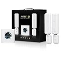 AmpliFi HD WiFi System by Ubiquiti Labs, Seamless Whole Home Wireless Internet Coverage, HD WiFi Router, 2 Mesh Points, 4 Gigabit Ethernet, 1 WAN