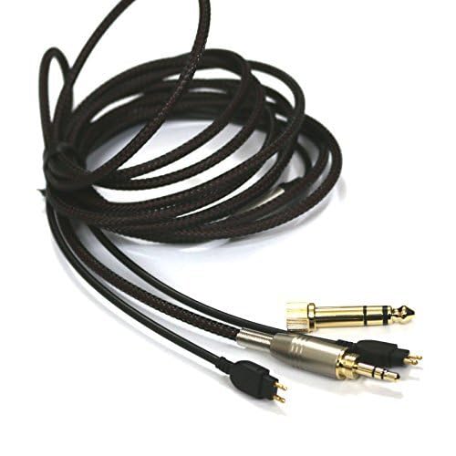 NewFantasia Replacement Audio Upgrade Cable Compatible with Sennheiser HD650, HD600, HD580, HD58X, HD660S, HD660S2, Massdrop HD6XX Headphones