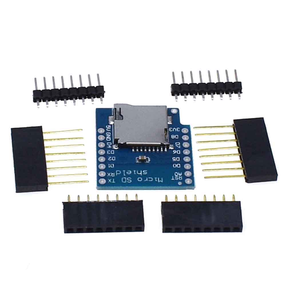 Micro SD Card Shield Mini ESP8266 TF Memorry Storage Card Module with Pins