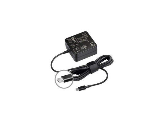 Battery Technology 1HE08UT#ABA-TI 45W Usb Type C Desktop Ac Adapter For HP, Black