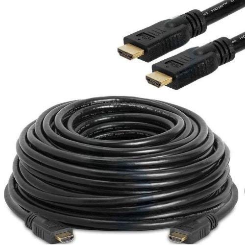 CableVantage HDMI Cable Braided Cord - HDMI HD Ready - High Speed - Gold Plated Connectors - Ethernet/Audio Return Channel - Video 1080p, 3D - PS3 PS4