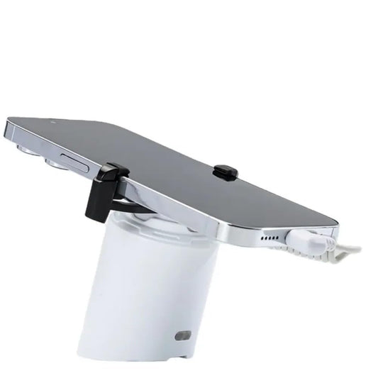 Anti Theft Alarm Device for Mobile Phone Retail, On-Site Alarm, Rechargeable, White (US Plug (for Type-C Interface)