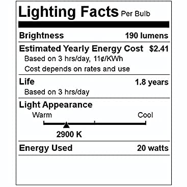 Satco S4614 G9 Light Bulb in Light Finish, 1.56 inches