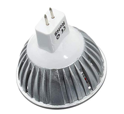 MR16 3W LED Bulbs MR16 3W 12V Warm White 2700K Not Dimmable 60 Degree Beam Angle LED Spotlight Bulbs for Landscape Recessed Lighting,35W Halogen Bulbs
