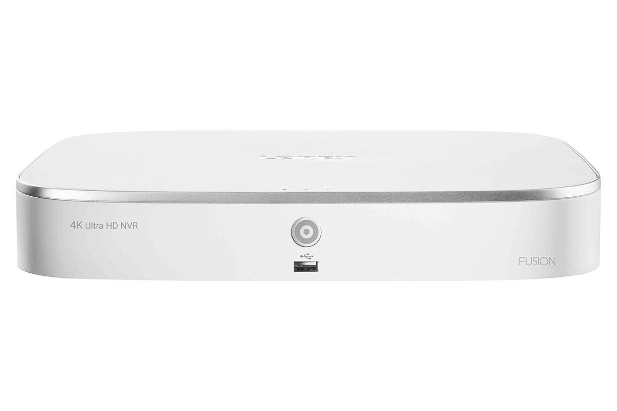 Lorex N842A82 4K Ultra HD 8 Channel 2TB IP Security System Network Video Recorder (NVR) with Smart Motion Detection, Voice Control and Fusion