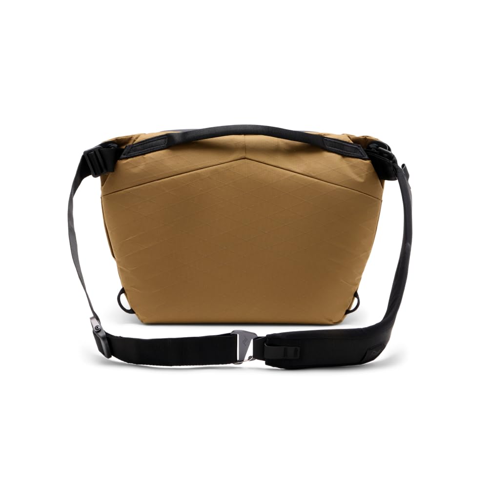 Peak Design Everyday Sling 3L, Coyote, Padded Adjustable Shoulder Strap for Crossbody or Waist Carry, FlexFold Divider, Ideal for Carrying Cameras or