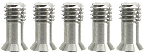 5 x 3/8" "Bullet Screw 19mm Small Head Flush Mount Stainless Steel/Tripod Clamp Hex SS