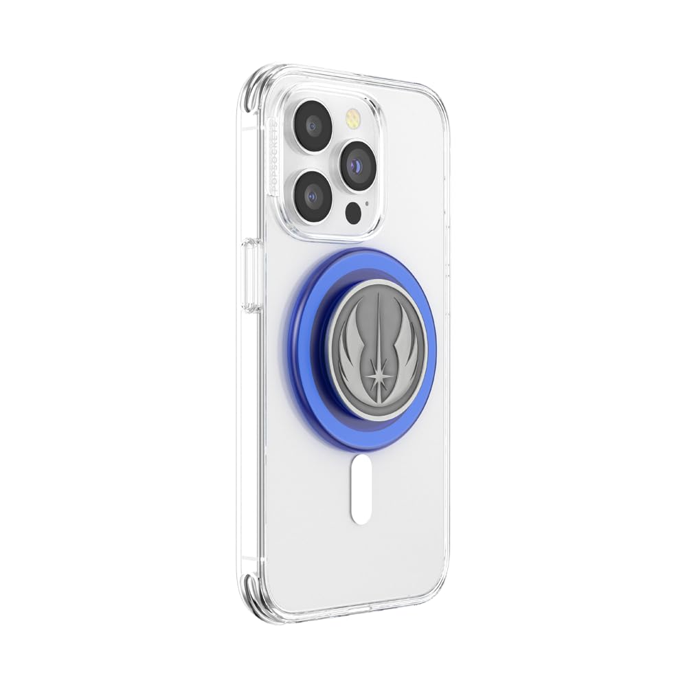 PopSockets Phone Grip for MagSafe, Magnetic Holder, Phone Stand, Star Wars - Jedi Icon