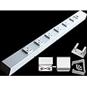24” Hardwired Power Strip (NO Power Cord), 6 (NEMA 5-20R) Vertical Outlets (NOT Tamper Resistant), NO Ears (Without mounting tabs on Both Ends), 20