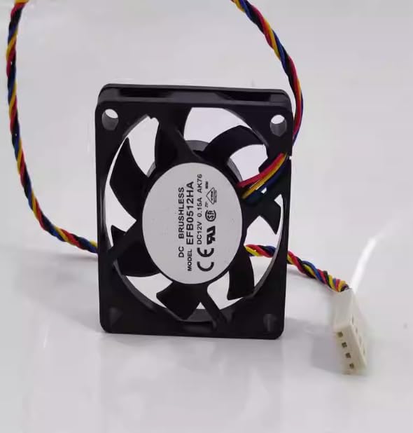 Ailsa Hexi EFB0512HA DC12V 0.15A 50x50x10mm 4-Wire PWM Speed Control Cooling Fan