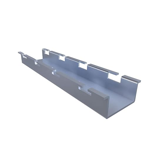NavePoint Wire Mesh Cable Tray Ceiling Hanging Bar 8in Wide