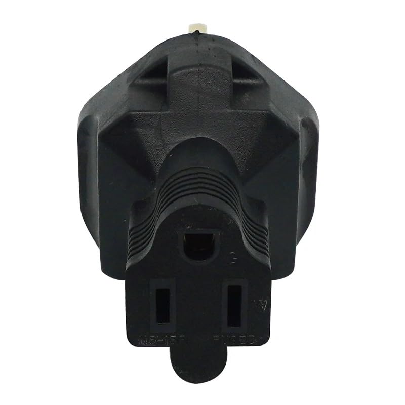 Tekit UK US Plug Adapter Power Converter,NEMA 5-15R Receptacle to BS1363 3-Prong Electrical Adapter,US UK Plug Adapter England/Scotland/Ireland…