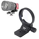 CNC Machined Aviation Aluminum Camera Lens Collar Holder Tripod Mount Ring for Sony FE 135mm f/1.8 GM Lens SEL135F18GM, Built-in Arca Type 55mm Quick