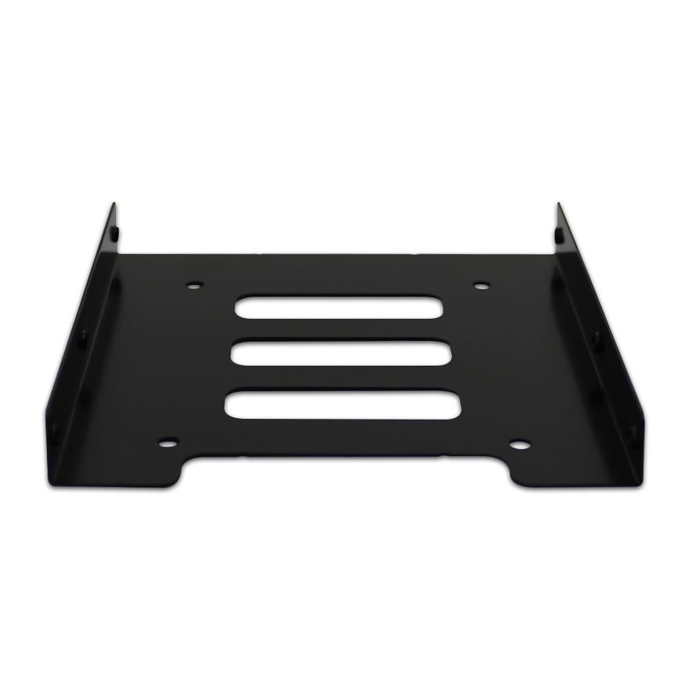 Fenzer SSD Mounting Bracket 2.5 to 3.5 Adapter [2 Pack], SSD Bracket SSD Tray Adapter 2.5" to 3.5" HDD SSD Hard Disk Drive Bays Holder Metal Mounting