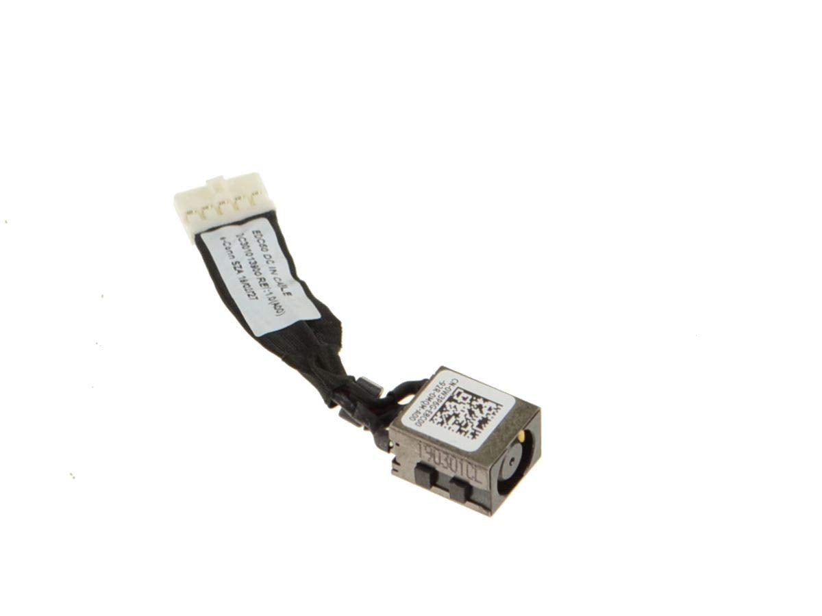AC DC Jack Power Plug in Charging Port Connector Socket with Wire Cable Harness Replacement for Dell Latitude 5500 5501 Precision 3540 3541 P/N:W3P6G,