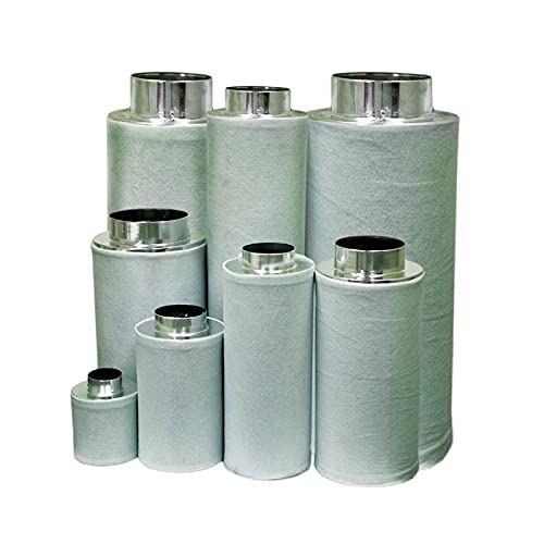 Funk Filters 4" x 8" Activated Carbon Scrubber Odor Control Filters + Prefilter