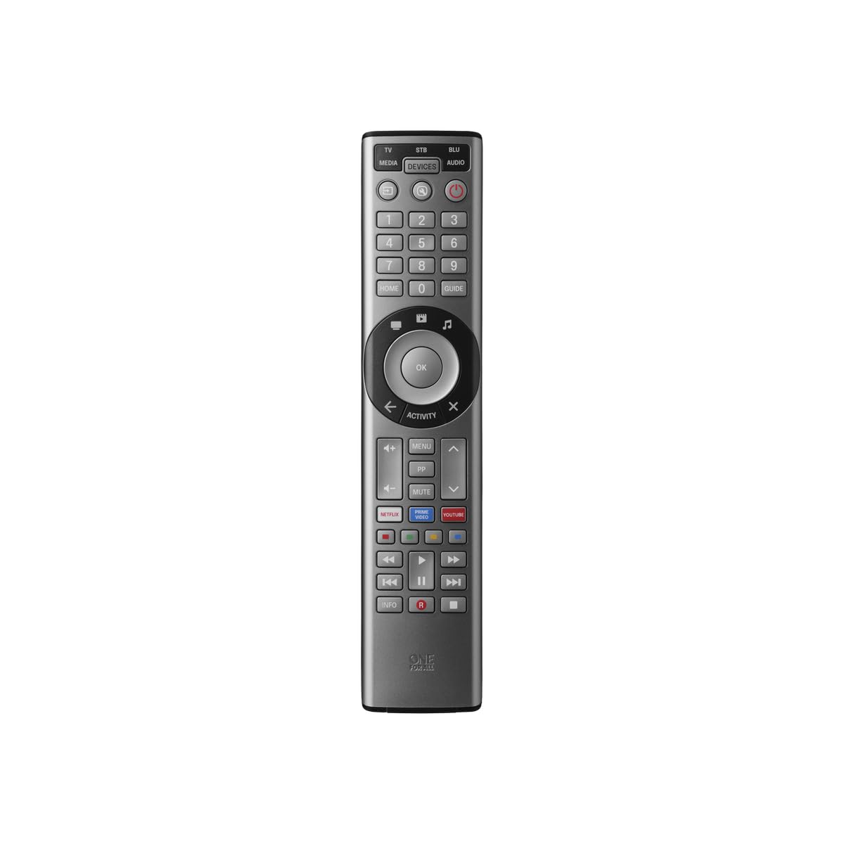 One for All URC7956 Smart Control Pro 5 Universal Remote for 5 Devices