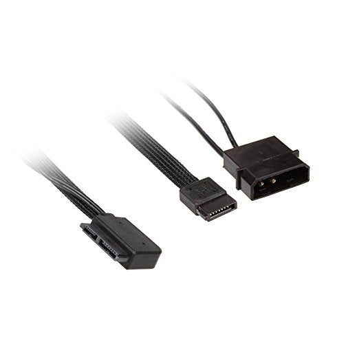 Silverstone Tek Sleeved Slim-SATA to SATA Adapter Cable (CP10)