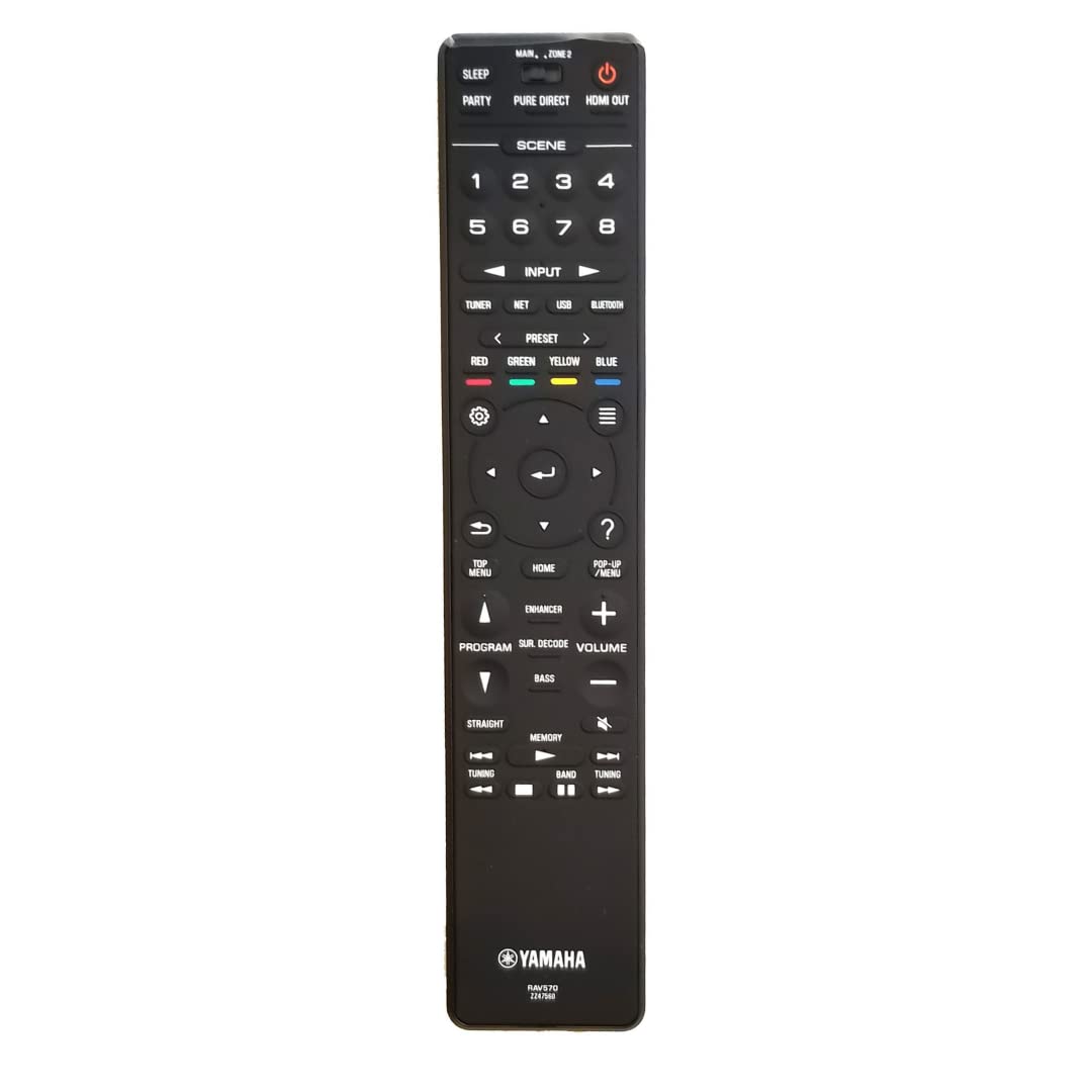 NTQinParts Replacement Remote Control Controller for Yamaha AVENTAGE RX-A8A RX-A6A RXA8A RXA6A AV Receiver