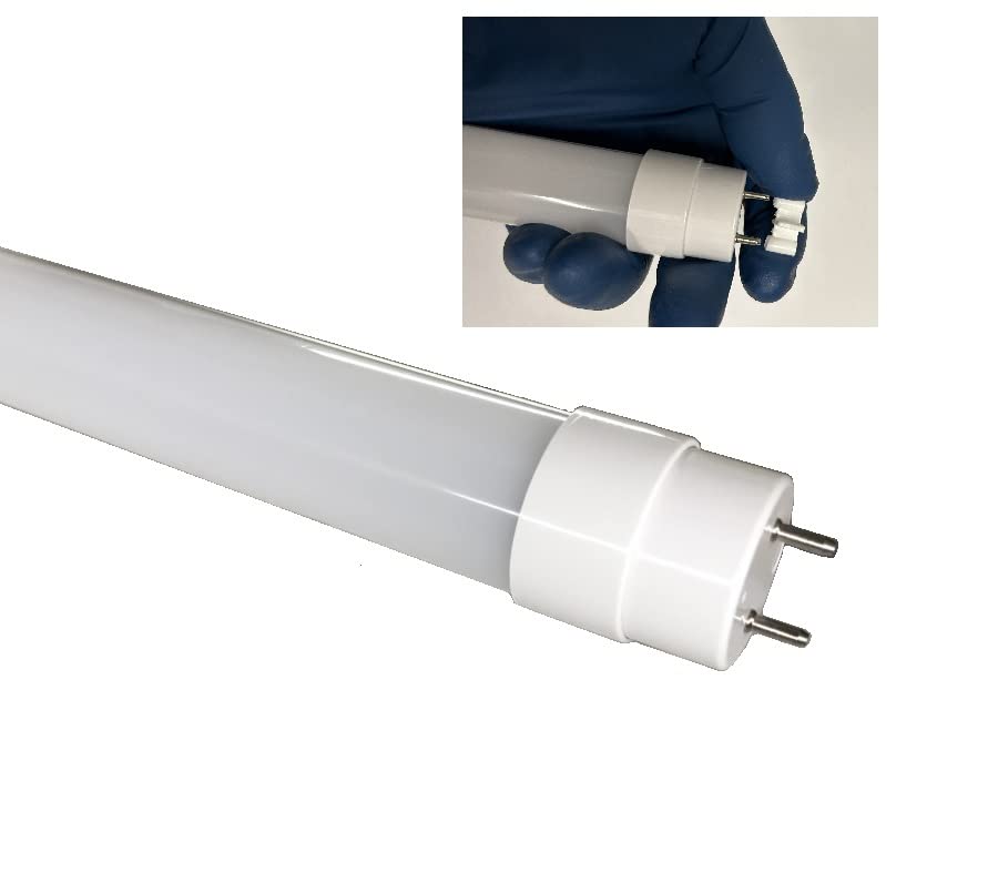 Fulight Flicker-Free Type B LED F15T8 Tube, 18-Inch, Warm 3000K, 85-265V AC