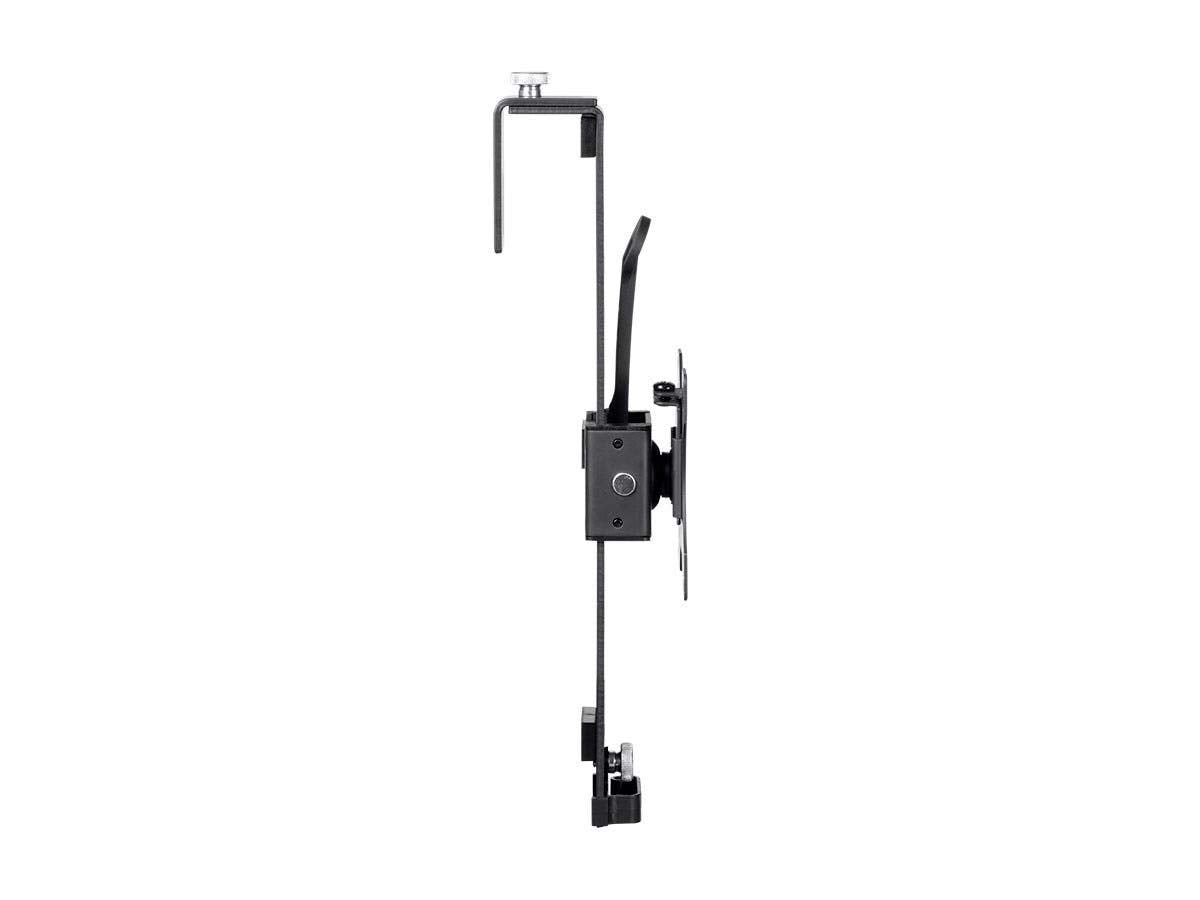 Monoprice Cubicle Flat Panel Monitor Mount - 10 Easy Height Adjustments, Up to 17.6lbs, Black - Workstream Collection