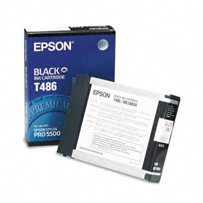 Epson T486011 Stylus Pro 5500 Black Ink Cartridge [3 200 Yield]