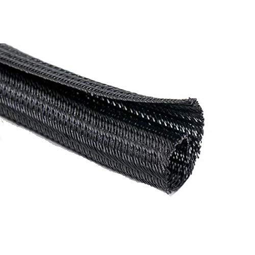 Cable Management Sleeve, Protect Cat from Chewing Cords Cord Protector Wire Loom Tubing Cable Sleeve Split Sleeving for TV/Computer/Home Entertainment