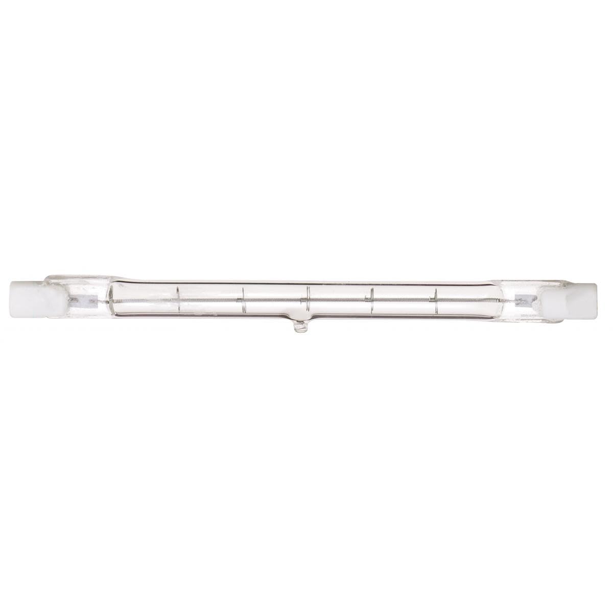 Satco 100T3Q/CL Halogen Double Ended Halogen Light, 100W R7s T3, Clear Bulb [Pack of 6]