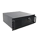4U Server Case Rack Mount, 7X3.5 + 2X 5.25 HDD, 4U Server Chassis with 3 Pre-Installed Fans | 8 HDD Bays, Security Lockable Computer Cases for Home