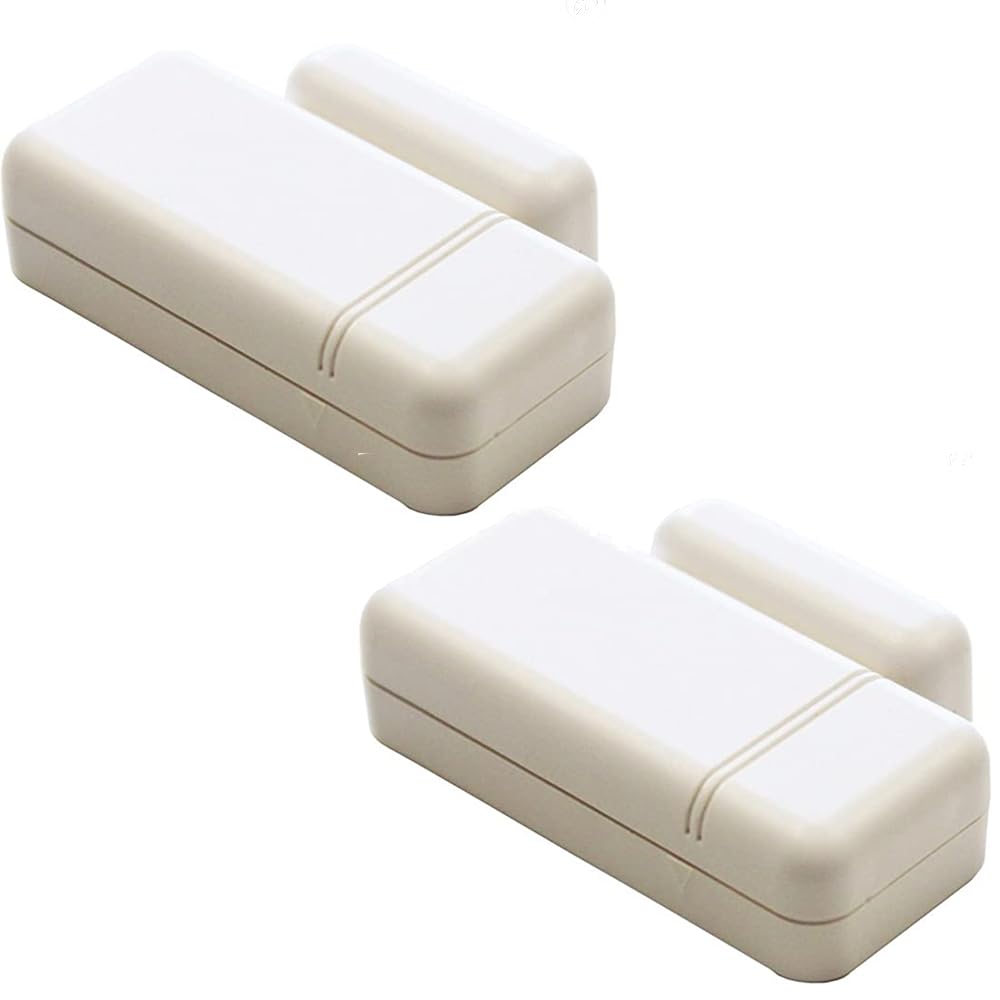 Qolsys DW Mini-S (2-Pack) Wireless Contact Sensor for Windows & Doors - S-Line Encrypted 319.5 MHz - Window Alarm Sensor for Smart Home - Create