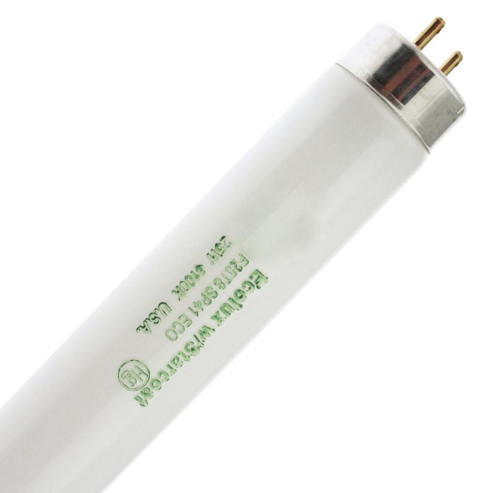 Replacement for GE 45756, F25T8/SP41/ECO, T8 Fluorescent Tube Light Bulb (6 Pack)