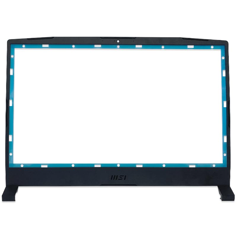 Laptop LCD Top Back Rear and Front Bezel Cover Case Comptible for MSI Katana GF66 11UE 11UG MS-1581 MS-1582 307581a222 307581b211 with Shaft Hinges