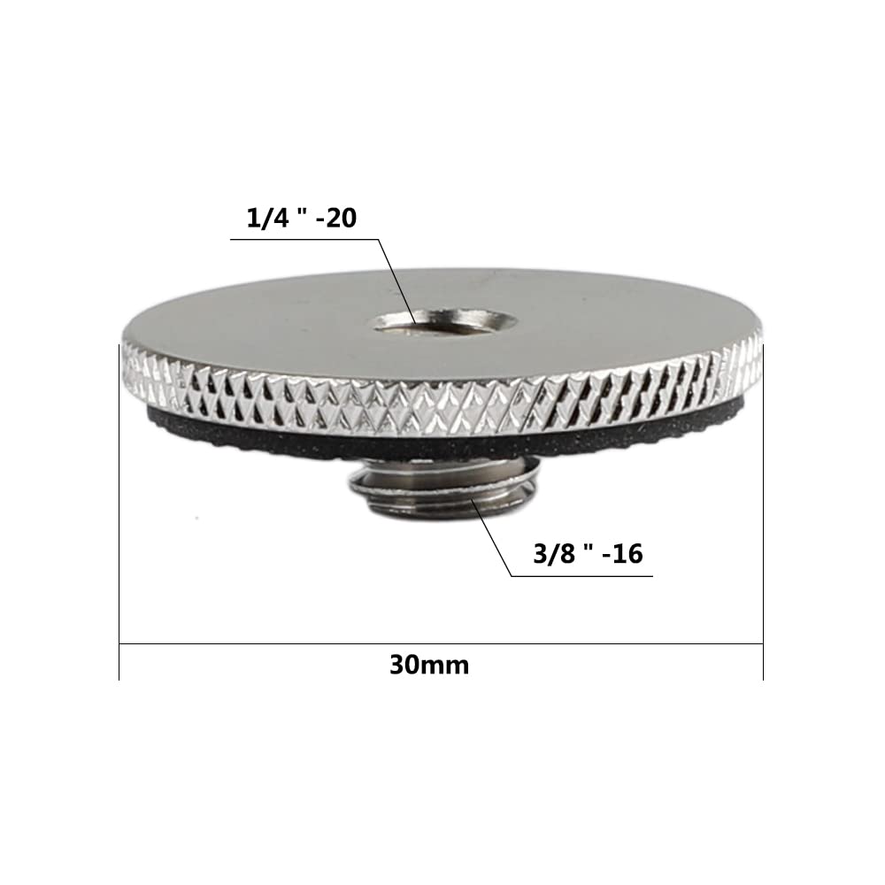 CAMVATE 1/4" Female to 3/8" Male Convert Adapter for Camera Tripod and QR Plate - 0895
