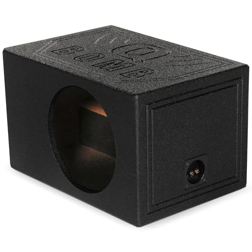 QPower QBOMB8VL-SINGLE Single 8-Inch Vented Side-Ported Subwoofer Box