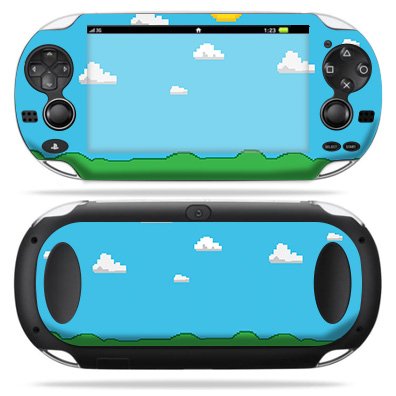 MightySkins Skin Compatible with Sony PS Vita - Gamer Landscape | Protective, Durable, and Unique Vinyl Decal wrap Cover | Easy to Apply, Remove,