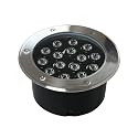 LUMINTURS 15W AC 120V LED RGB Color Change Outdoor Exterior Buried Spot Light Fixture Underground Flood Lamp Waterproof IP65