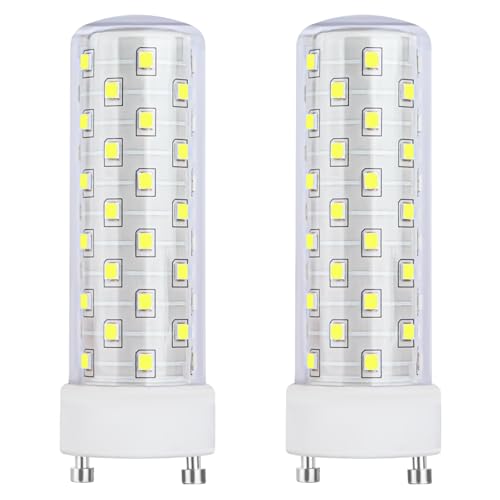 Makergroup GU24 LED Light Bulb Daylight Bright White 5000K-6000K High Brightness for Bathroom Ceiling Fan 13W 18W 23W T2 Spiral CFL Light Replacement