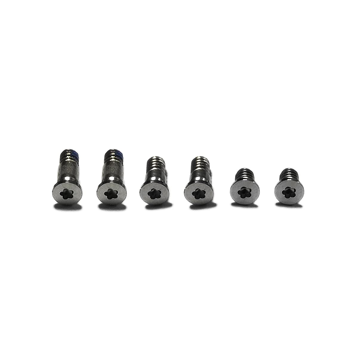 ICTION New Bottom Case Screws (Pentalobe P5) 6 pcs Replacement for MacBook Pro 13" A1708 A2159 A2338 2016-2020 Year (Space Gray)