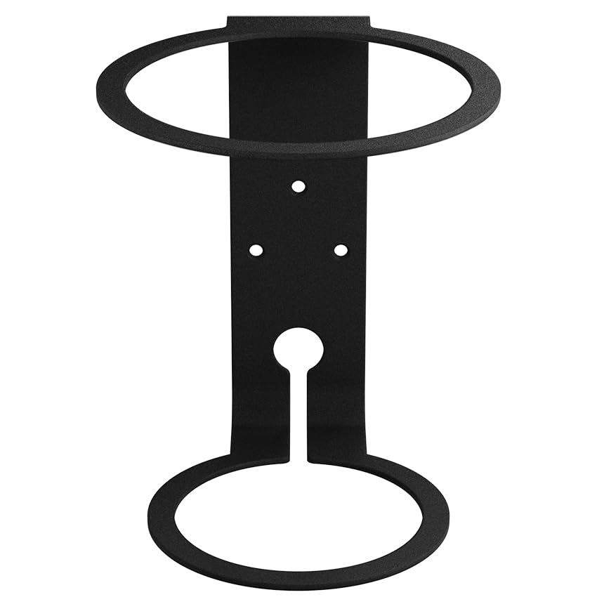 RackSolutions HomeBase Wall Mount for 2nd Generation HomePod - Black, Fully Assembled, Open Design, Includes Hardware