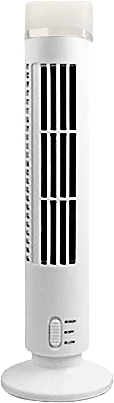 Usb Tower Fan, Mini Bladeless Tower Fan, Mini Vertical Air Conditioner Fan, Bladeless Fan Tower Electric Fan, Bladeless Standing Fan For Bedroom