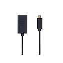 Monoprice 4K Small Diameter High Speed HDMI Female to Micro HDMI Male Passive Cable - 6 Inch - Black | 4K@60Hz, 18Gbps, 40AWG, Compatible with Gopro