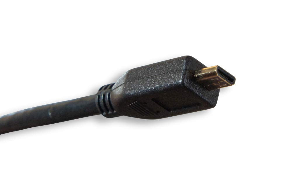 Cablelera Micro HDMI to HDMI 34AWG 2' Black Color (ZC95B1MM-02)