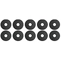 Stick-on 10 X 25mm Self-Adhesive Rubber Washer/Mat 1/4" ideal for Tripod/Camera Flash Bracket