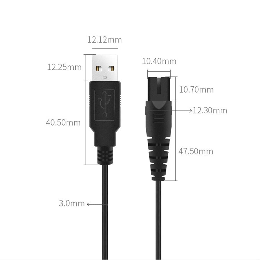 USB Charging Cable for Water Flosser, Portable Cordless Oral Irrigator Replacement Cable, Compatible with Nicwell Fairywill Aquasonic Nicefeel