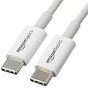 Amazon Basics USB-C to USB-C Fast Charger Cable, 480Mbps Speed, USB-IF Certified, for Fast Charging Apple iPhone 16/15, iPad, MacBook, Samsung Galaxy