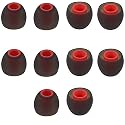 Small Replacement Silicone Eartips Eargels Earbuds Ear Tips Compatible with Senso, Zeus, Otium, Hussar, Sony MDR, Tozo, Mpow Headphones & Earphones