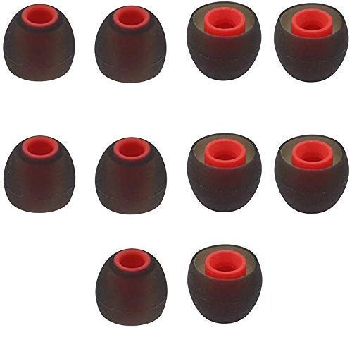 Small Replacement Silicone Eartips Eargels Earbuds Ear Tips Compatible with Senso, Zeus, Otium, Hussar, Sony MDR, Tozo, Mpow Headphones & Earphones