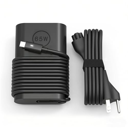YBRUZRUB 65W USB C Laptop Charger for Dell Latitude 5420 7420 5450 XPS 13