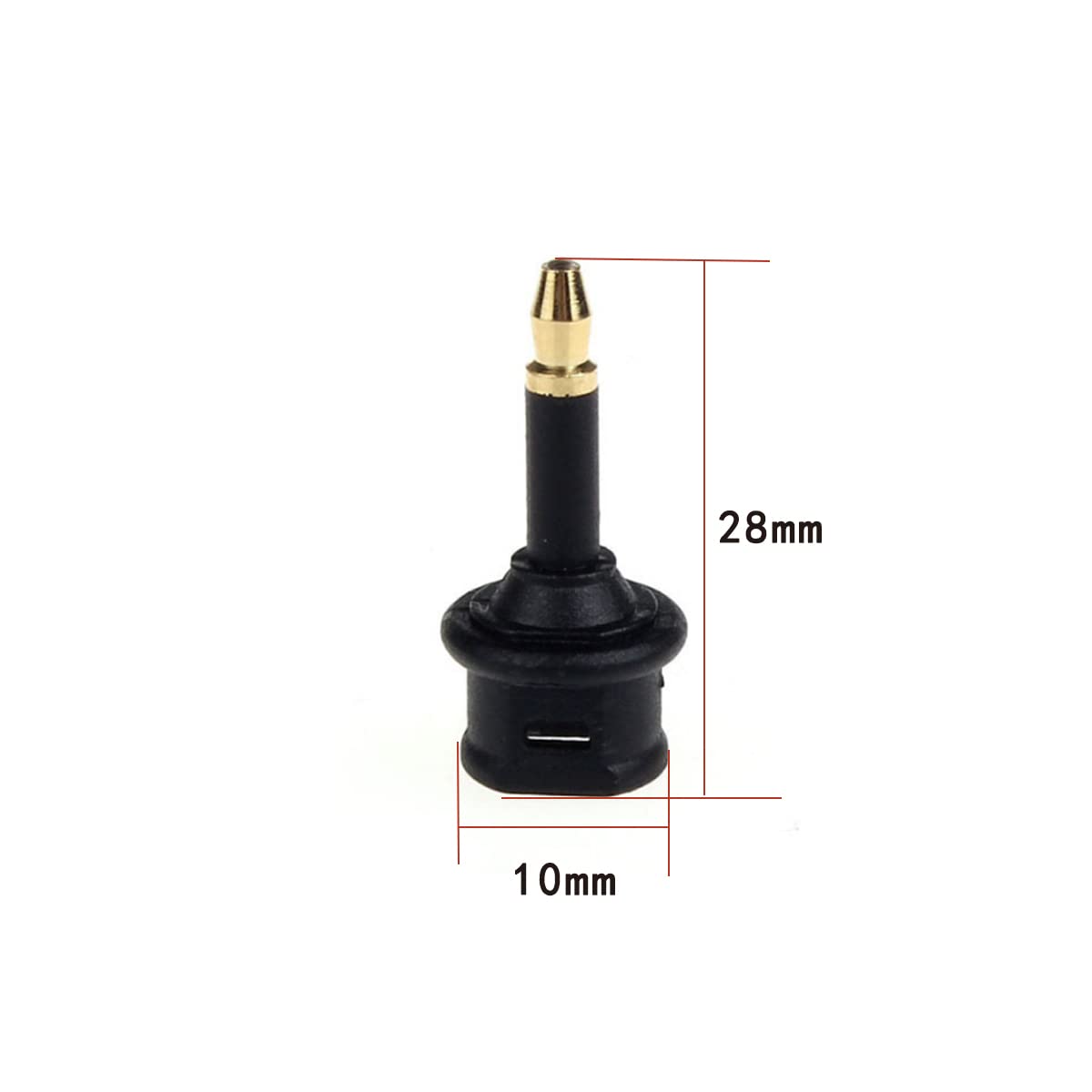 rgzhihuifz Digital Fiber Optic Toslink to 3.5mm Jack,Female to 3.5 mm Mini Male Optical Audio Connector Adapter?3pack?