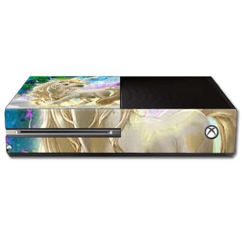 MightySkins Skin Compatible with Microsoft Xbox One Console wrap Sticker Skins Unicorn